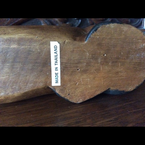 Vintage Hand Carved Wooden-Shelf Cat😺 - Picture 4 of 13